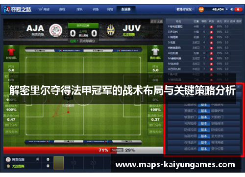 解密里尔夺得法甲冠军的战术布局与关键策略分析 解密里尔夺得法甲冠军的战术布局与关键策略分析